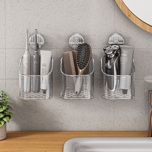 No-Drill Suction Cup Wall Basket