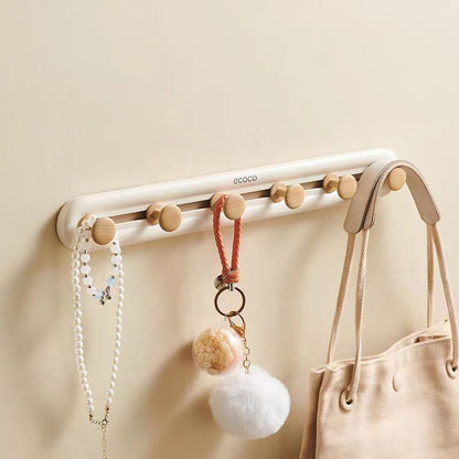 Wall-Mounted Door Hooks: Strong, Heavy-Duty, No Drilling, Ideal for Clothes