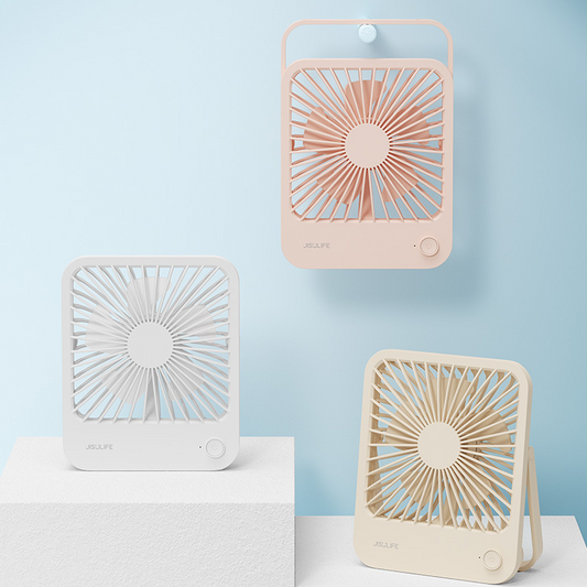 Mini Desktop Fan: Whisper-Quiet, Portable, Foldable, USB Charging - Perfect for Office or On-the-Go