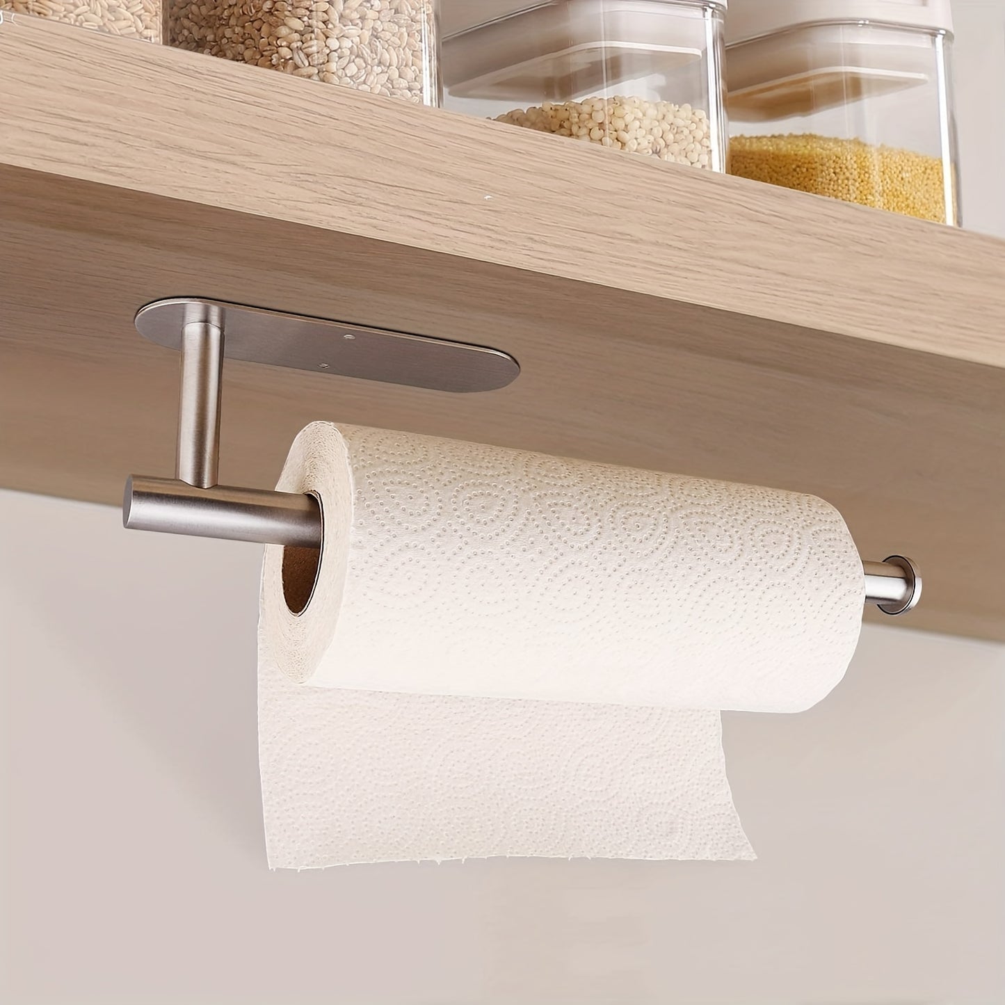 Bathroom No-Drill Tissue Holder