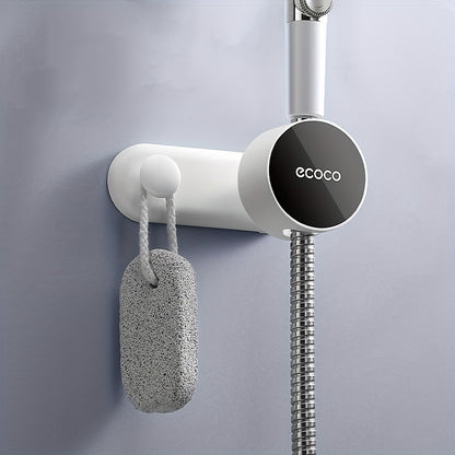 Adjustable Shower Head Holder with 360-Degree Rotation, No-Drill Mounting