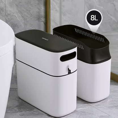 Automatic Packing Slim Trash Can: Hands-Free and Hygienic