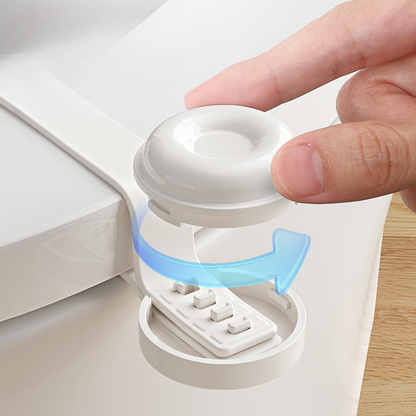 Touch-Free Toilet Lid Handle:  Adjustable, Universal Fit