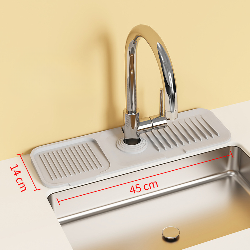 Sink Drain Pad Water Draining Mould-proof Durable Fast Drying Faucet Pad