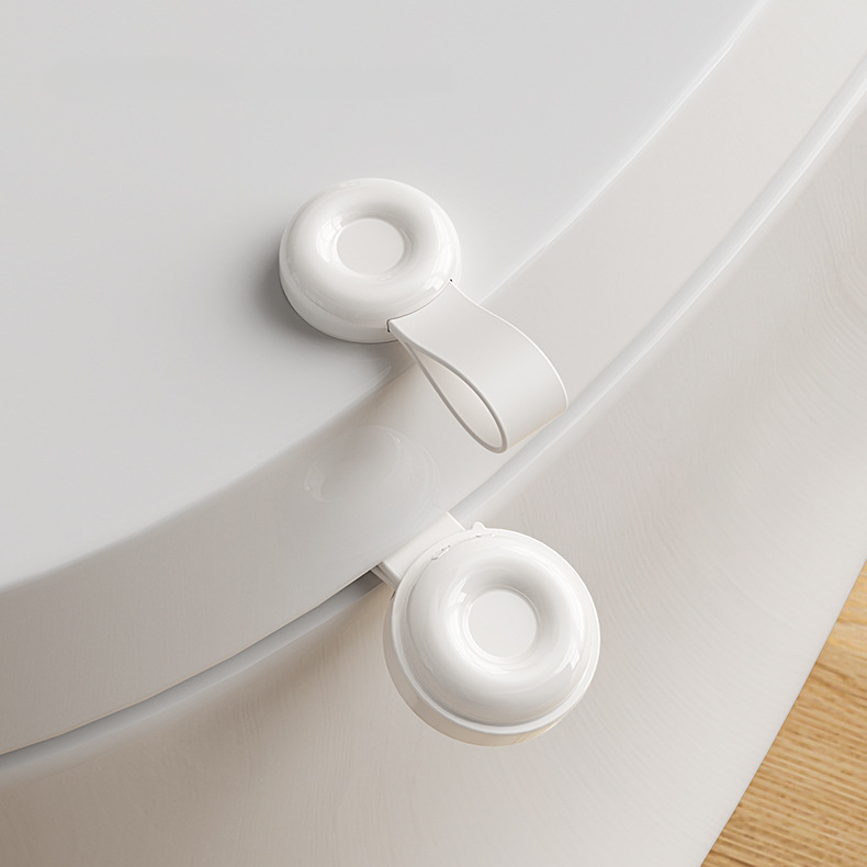 Touch-Free Toilet Lid Handle:  Adjustable, Universal Fit