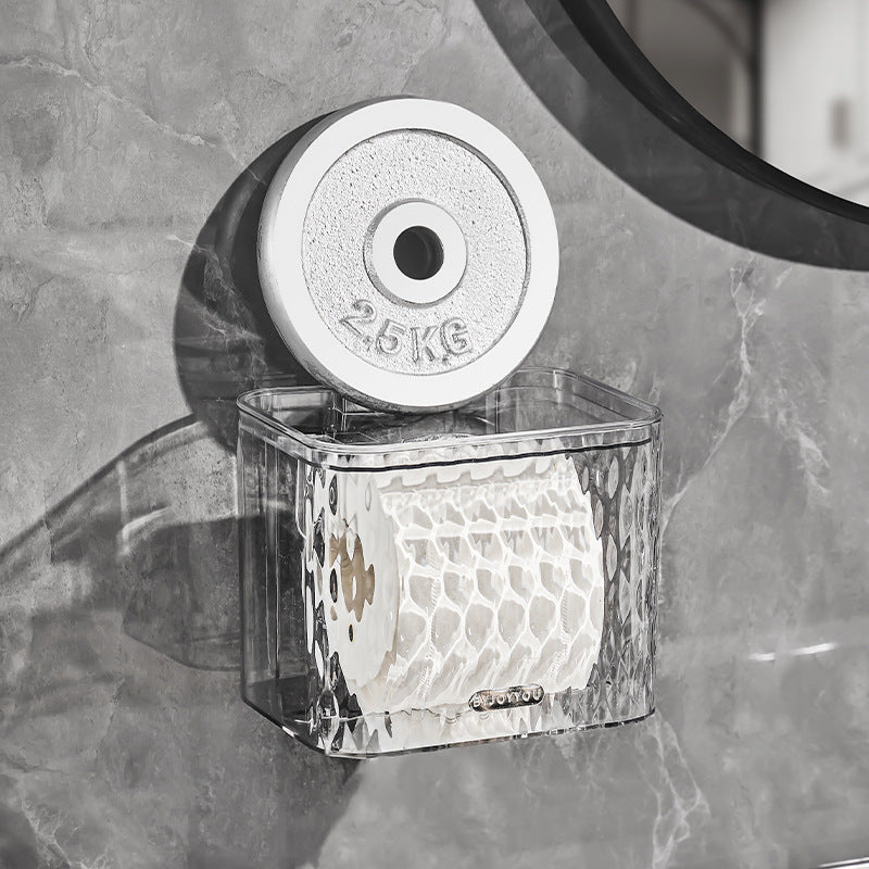 Wall-Mounted Paper Towel Holder: Luxurious Suction Cup Design