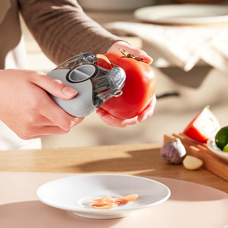 Three-in-One Mini Stainless Steel Vegetable and Fruit Peeler