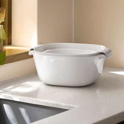 Dual-Layer Wash and Drain Basket: Simplify Your Kitchen Prep