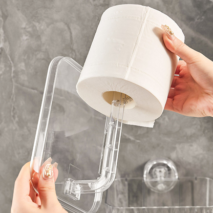 Wall-Mounted Paper Towel Holder: Luxurious Suction Cup Design