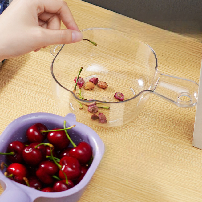 Dual-Layer Draining Basket: Handy Mini Berry and Tomato Washer