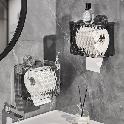 Wall-Mounted Paper Towel Holder: Luxurious Suction Cup Design