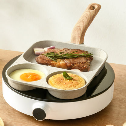 3-in-1 Medical Stone Frying Pan: Ideal for Eggs, Bacon, and Burgers