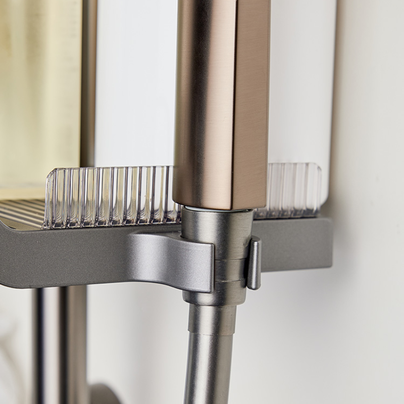 Adjustable Metal Shower Caddy: Easy Installation & Cleaning