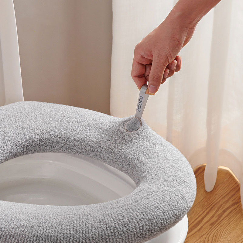 Thickened Winter Toilet Seat Cover – Built-In Handle