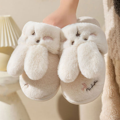 FluffyHop Cute Bunny Plush Slippers – Perfect for Comfort and Slip-Resistant