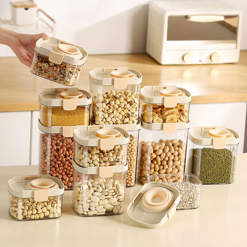 SealKing-Silicone Snap-Lock Storage Box: Perfect for Nuts & Grains