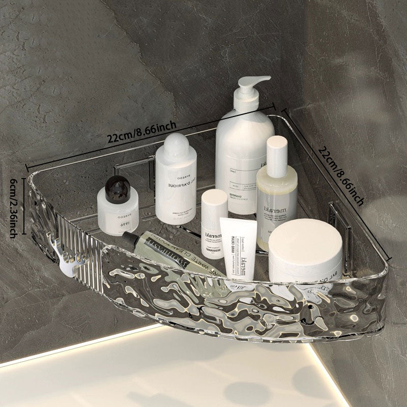 Strong Acrylic Wall-Mounted Shelf & Easy Cleaning,Easy installation