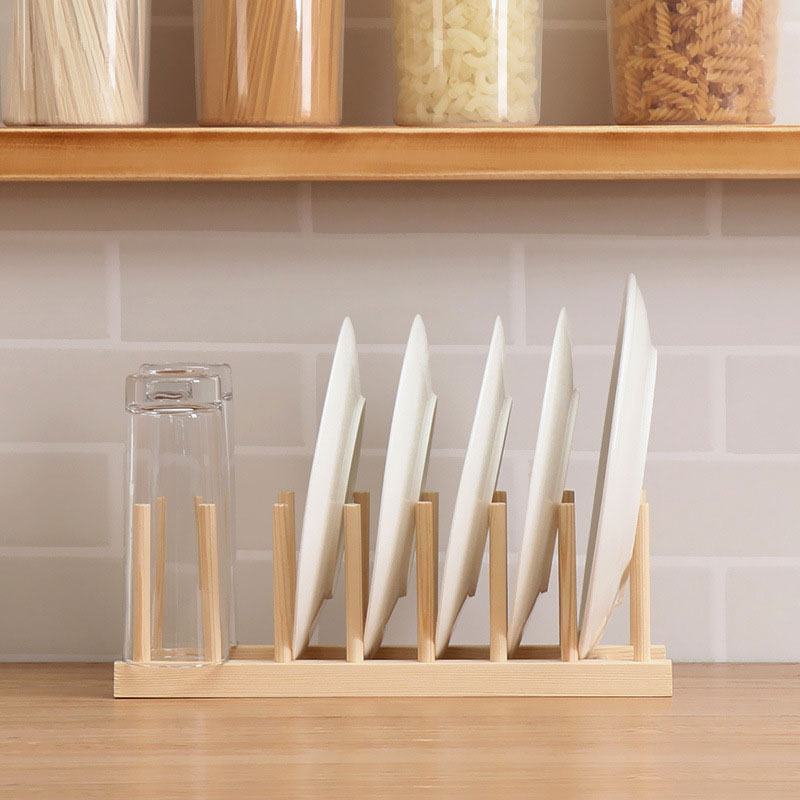 Multifunctional Wooden Dish Drying Rack – Easy to Install