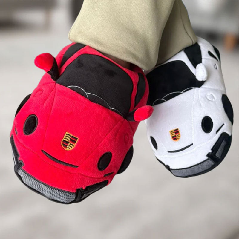 Porsche 911 Style Cotton Slippers – Anti-Slip Design