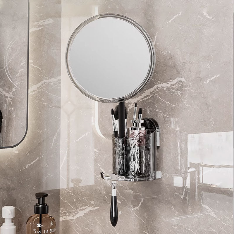 No-Drill Adjustable Makeup Mirror – Strong Load-Bearing