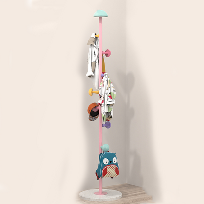 Colorful Coat Rack - Strong Load-Bearing, Quartz Base