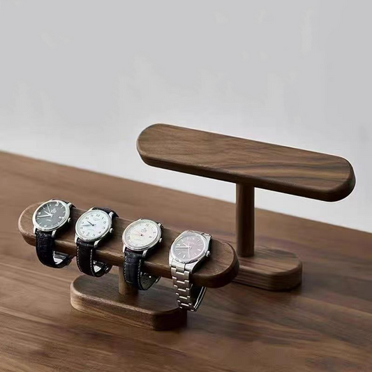 Walnut Wood Watch Stand - Minimalist and Elegant, Premium Quality