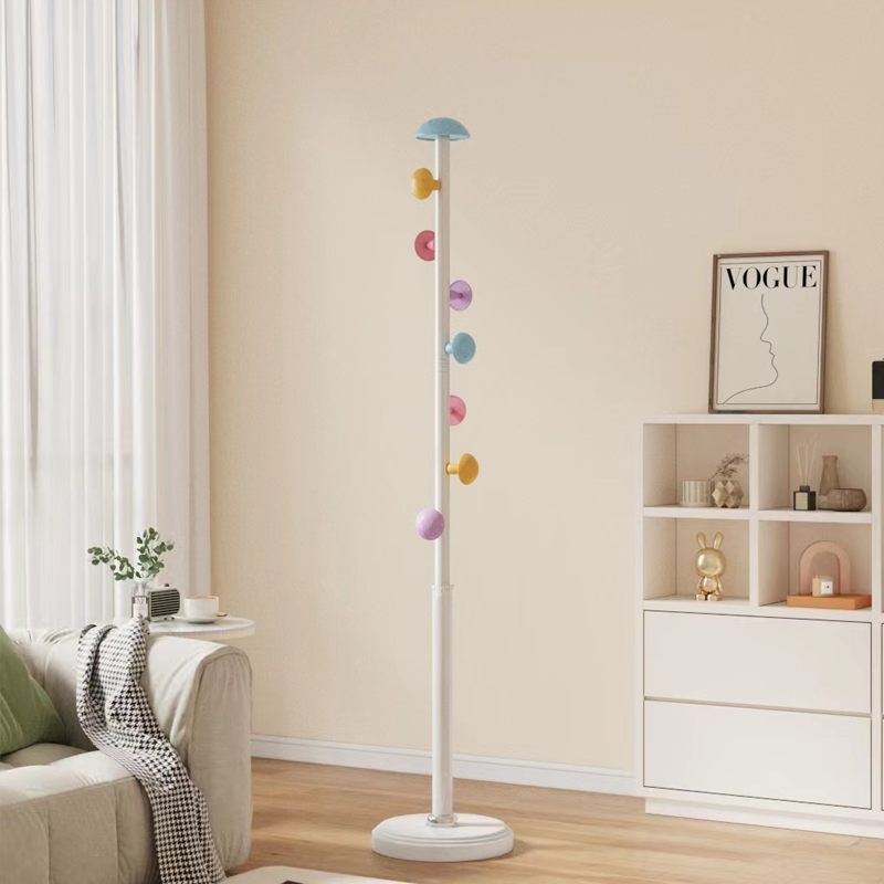 Colorful Coat Rack - Strong Load-Bearing, Quartz Base