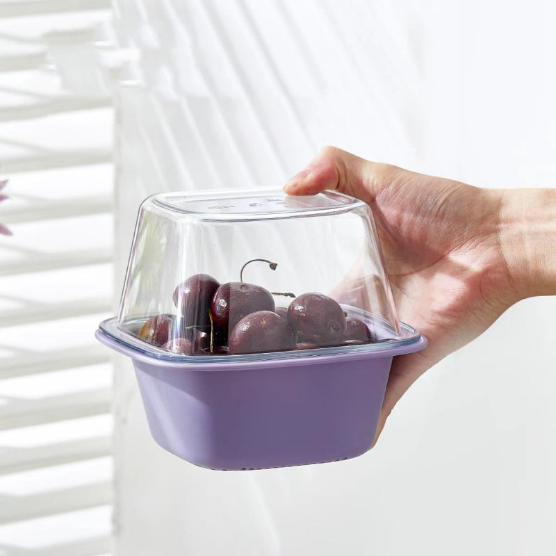 Double-Layer Vegetable and Fruit Strainer