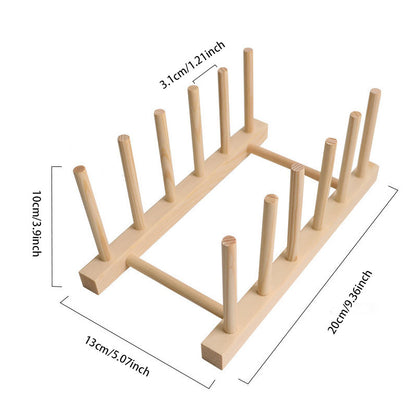 Multifunctional Wooden Dish Drying Rack – Easy to Install