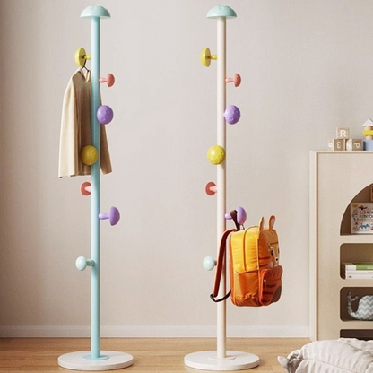 Colorful Coat Rack - Strong Load-Bearing, Quartz Base