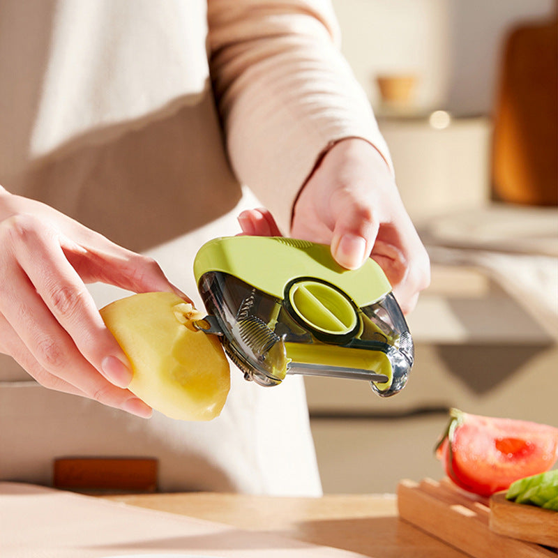 Three-in-One Mini Stainless Steel Vegetable and Fruit Peeler