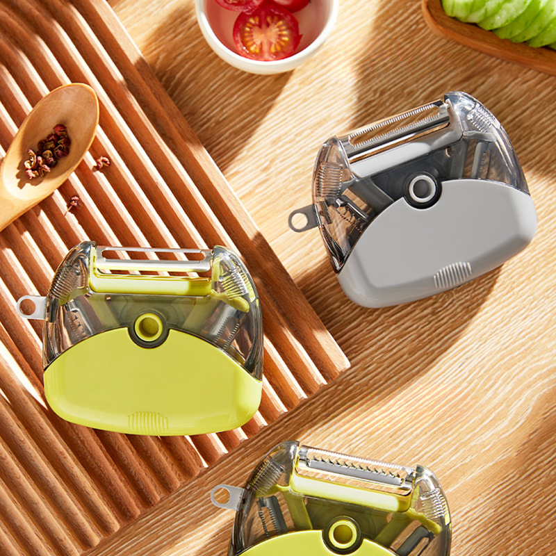 Three-in-One Mini Stainless Steel Vegetable and Fruit Peeler