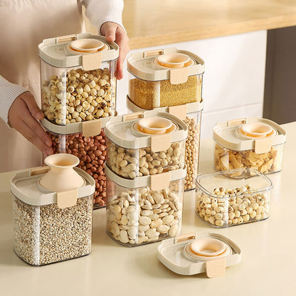 SealKing-Silicone Snap-Lock Storage Box: Perfect for Nuts & Grains