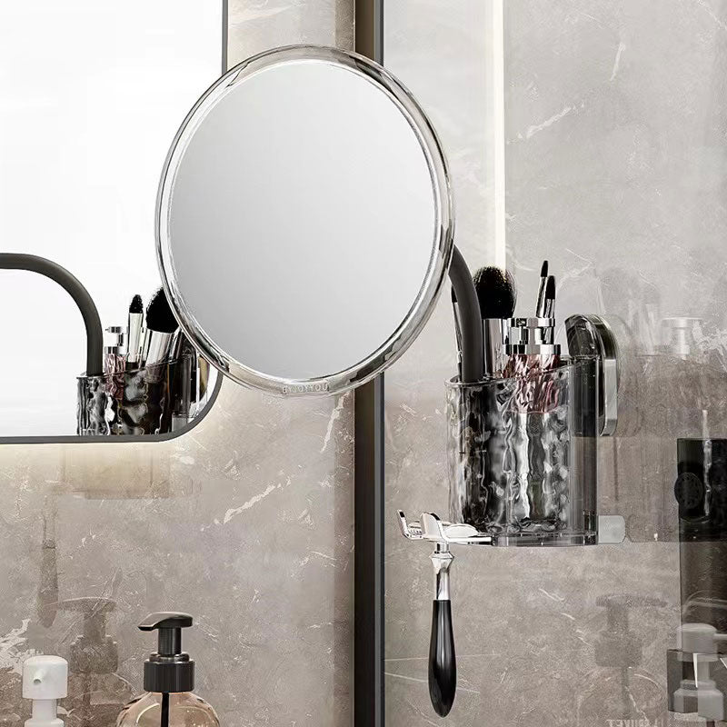 No-Drill Adjustable Makeup Mirror – Strong Load-Bearing