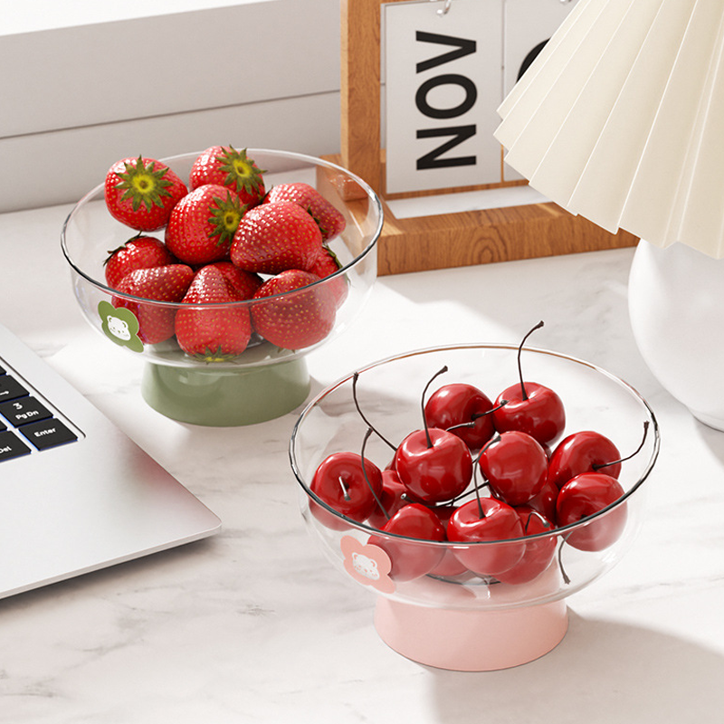 Fruit Tray - Double-Layer Drainage Design, Stylish and Aesthetic