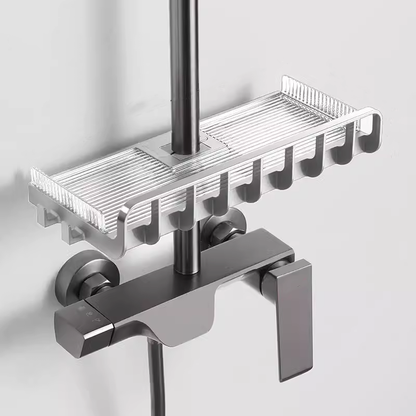 Adjustable Metal Shower Caddy: Easy Installation & Cleaning