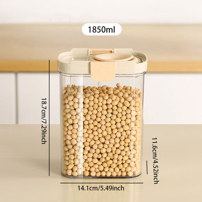 SealKing-Silicone Snap-Lock Storage Box: Perfect for Nuts & Grains