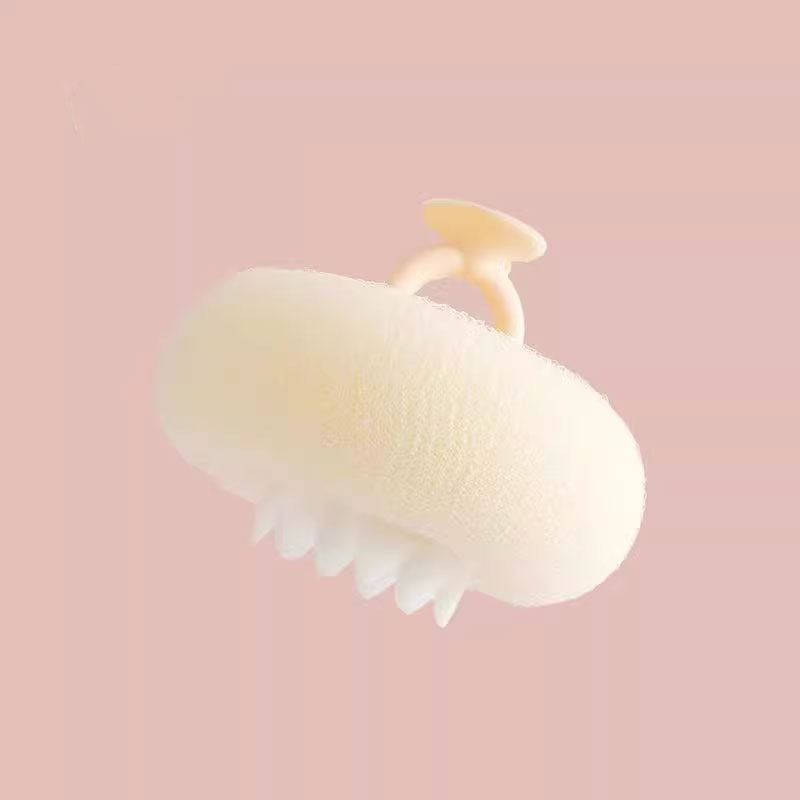 Bathing Sponge Ball – Suction Ring Design