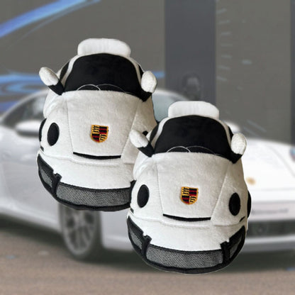 Porsche 911 Style Cotton Slippers – Anti-Slip Design