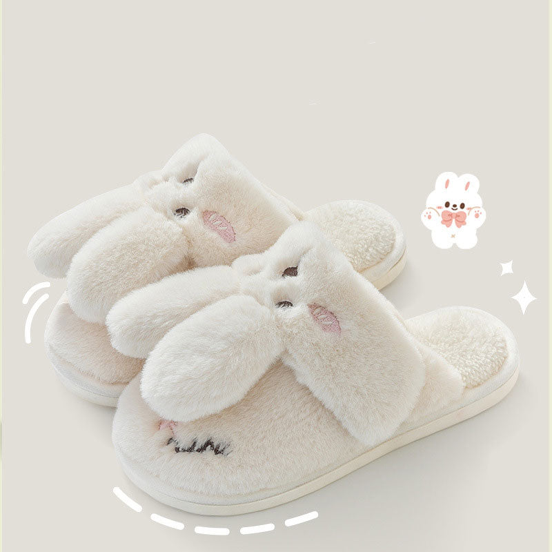 FluffyHop Cute Bunny Plush Slippers – Perfect for Comfort and Slip-Resistant