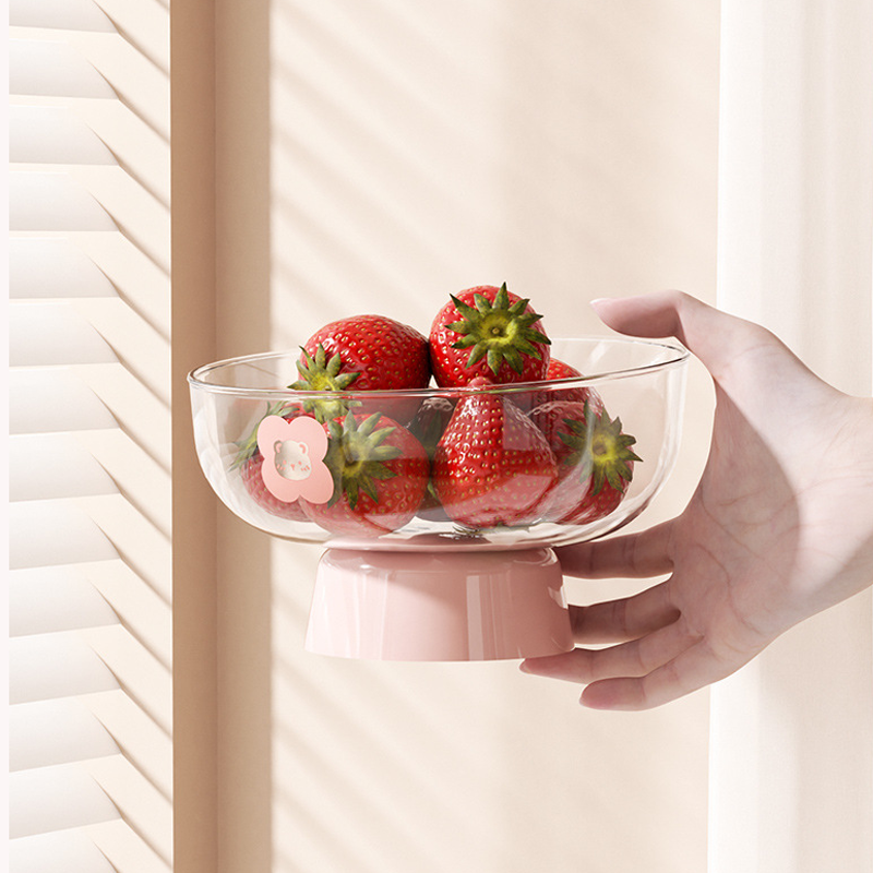 Fruit Tray - Double-Layer Drainage Design, Stylish and Aesthetic