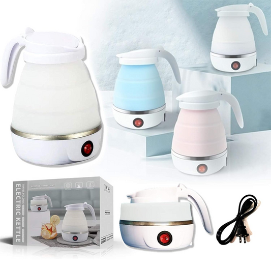 FoldAway Fast Boil Electric Kettle – Quick Heat, Portable Design