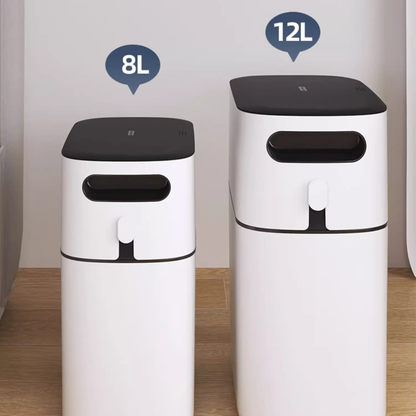 Automatic Packing Slim Trash Can: Hands-Free and Hygienic