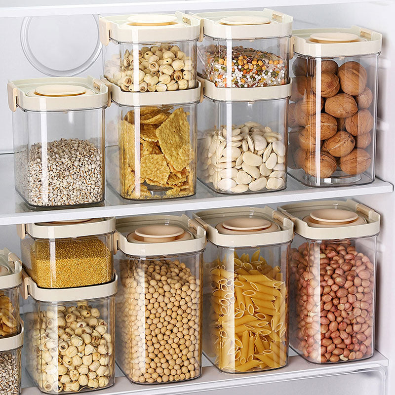 SealKing-Silicone Snap-Lock Storage Box: Perfect for Nuts & Grains