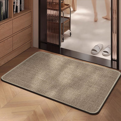 Woven Texture Bathroom Anti-Slip Mat – Quick Absorption & Easy to clean