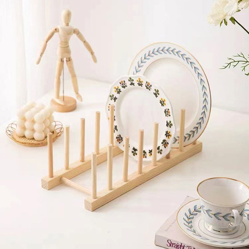 Multifunctional Wooden Dish Drying Rack – Easy to Install