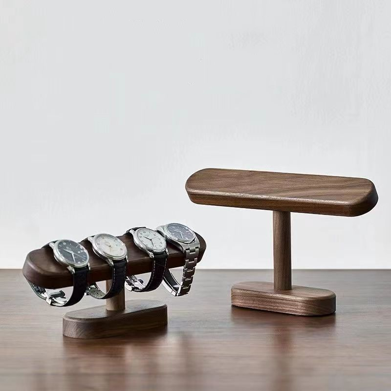 Walnut Wood Watch Stand - Minimalist and Elegant, Premium Quality