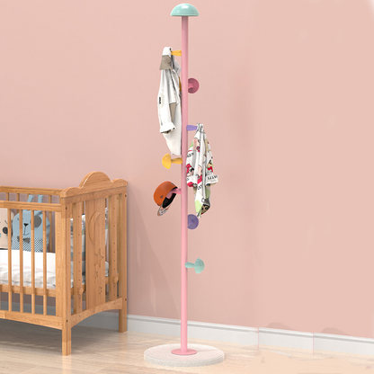 Colorful Coat Rack - Strong Load-Bearing, Quartz Base