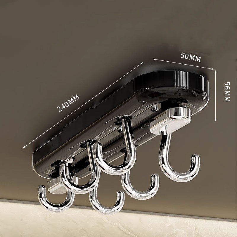 360° Swivel No-Drill Kitchen Suction Hook – Strong Load-Bearing