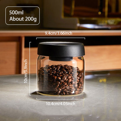 FreshVault Vacuum-Sealed Glass Storage Jar – Wide Mouth Design